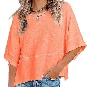 J.Crew | Camiseta de manga acampanada con paneles en color liso