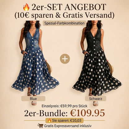 J.Crew | Elegante falda de gasa con lunares y vestido de mezclilla con botones