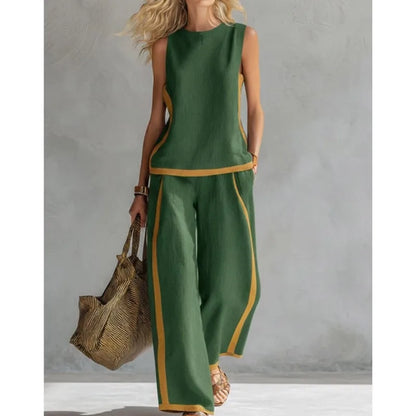 J.Crew | ENSEMBLE DE LIN DEUX PIÈCES