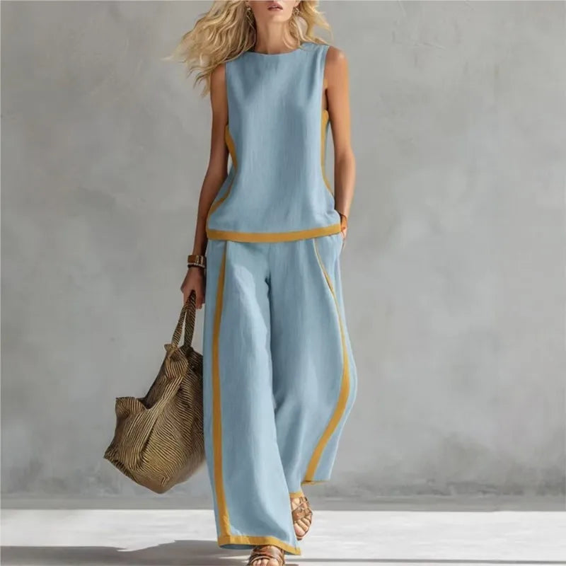 J.Crew | ENSEMBLE DE LIN DEUX PIÈCES