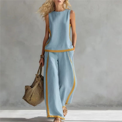J.Crew | ENSEMBLE DE LIN DEUX PIÈCES