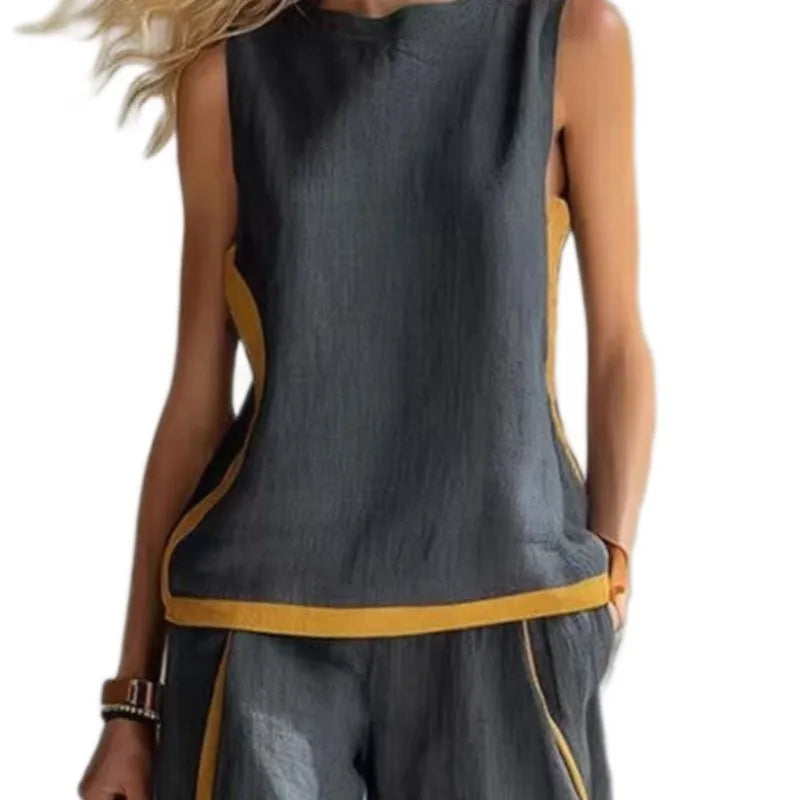 J.Crew | ENSEMBLE DE LIN DEUX PIÈCES