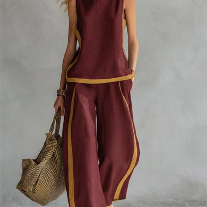 J.Crew | ENSEMBLE DE LIN DEUX PIÈCES