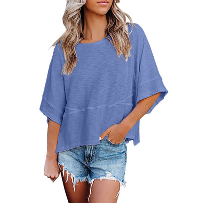 J.Crew | Camiseta de manga acampanada con paneles en color liso