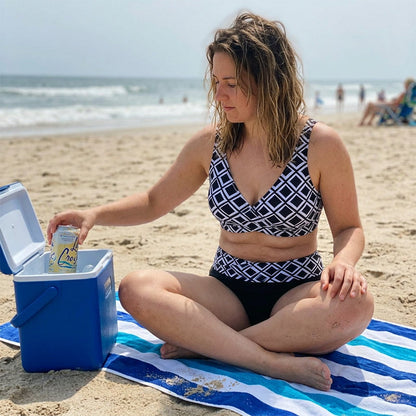 J.Crew | 👙 Maillot de bain deux pièces pour femme, taille haute, style bikini